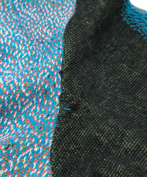 hatra（ハトラ）hatra (ハトラ) 総柄ニット ブルー サイズ:2の古着・服飾アイテム