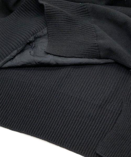 sacai（サカイ）sacai (サカイ) Wool Knit Pullover/MA-1 ブラック サイズ:2の古着・服飾アイテム