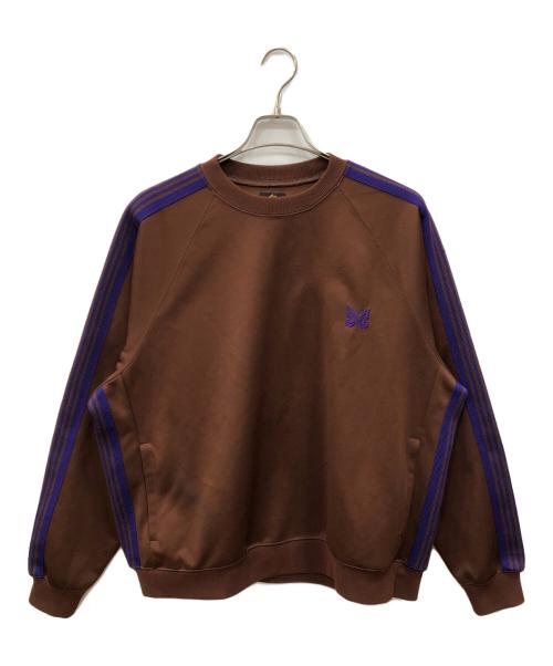 Needles（ニードルズ）Needles (ニードルズ) BEAMS (ビームス) ジャージクルーネックスウェット ブラウン サイズ:Ｌの古着・服飾アイテム
