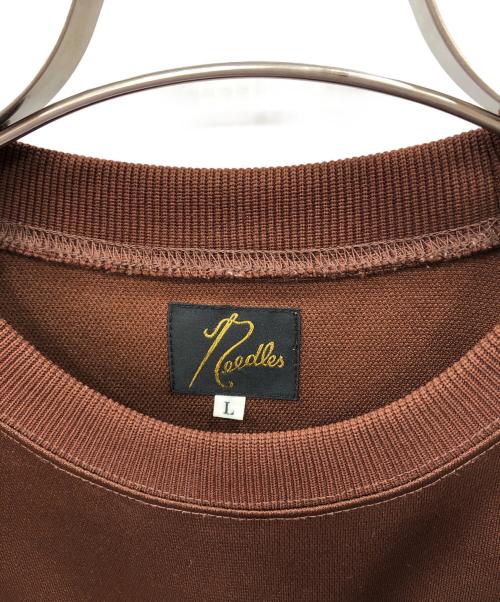 Needles（ニードルズ）Needles (ニードルズ) BEAMS (ビームス) ジャージクルーネックスウェット ブラウン サイズ:Ｌの古着・服飾アイテム