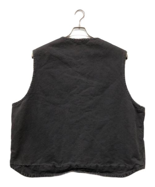 CarHartt（カーハート）CarHartt (カーハート) 裏ボアダックベスト ブラック サイズ:2XLの古着・服飾アイテム