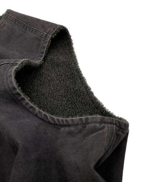 CarHartt（カーハート）CarHartt (カーハート) 裏ボアダックベスト ブラック サイズ:2XLの古着・服飾アイテム