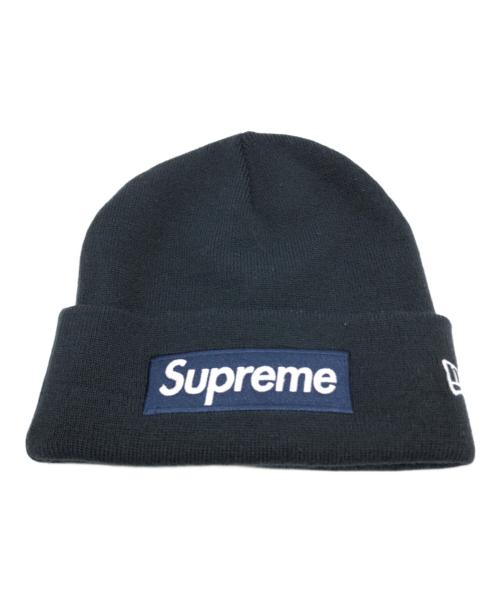 SUPREME（シュプリーム）Supreme (シュプリーム) New Era (ニューエラ) Box Logo Beanie ネイビー サイズ:下記参照の古着・服飾アイテム