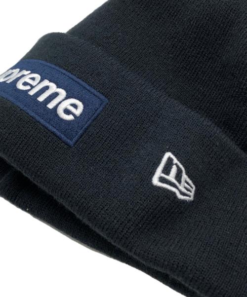 SUPREME（シュプリーム）Supreme (シュプリーム) New Era (ニューエラ) Box Logo Beanie ネイビー サイズ:下記参照の古着・服飾アイテム