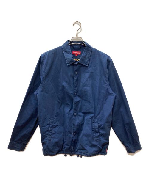 SUPREME（シュプリーム）Supreme (シュプリーム) Leopard Lined Coaches Jacket ネイビー サイズ:Lの古着・服飾アイテム