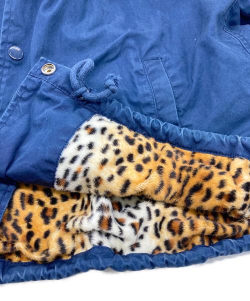 SUPREME（シュプリーム）Supreme (シュプリーム) Leopard Lined Coaches Jacket ネイビー サイズ:Lの古着・服飾アイテム
