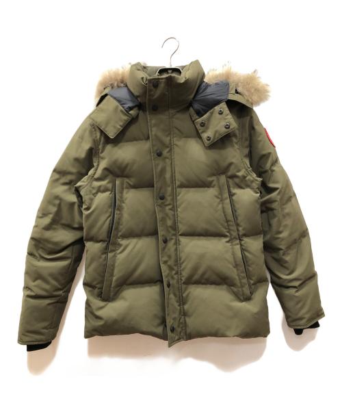 CANADA GOOSE（カナダグース）CANADA GOOSE (カナダグース) WYNDHAM PARKA グリーン サイズ:Ｌの古着・服飾アイテム