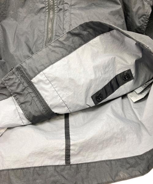 STONE ISLAND（ストーンアイランド）STONE ISLAND (ストーンアイランド) ガーメントダイコーティングナイロンジップフーディ ブラック サイズ:Mの古着・服飾アイテム