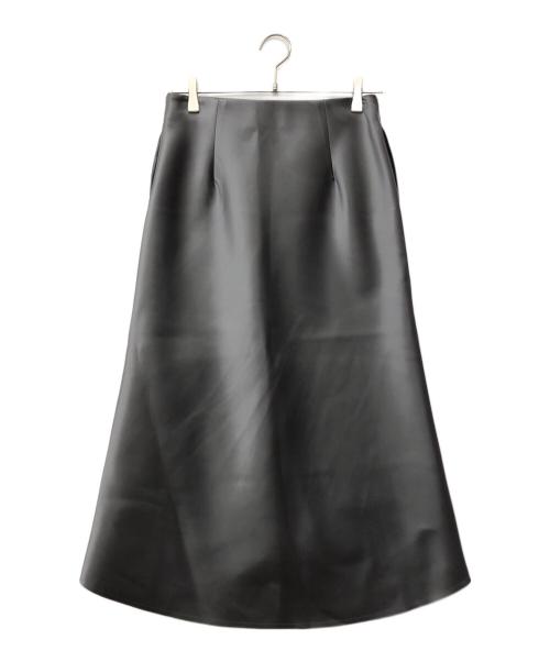 SHE TOKYO（シートーキョー）SHE Tokyo (シートーキョー) サテンスカート グレー サイズ:38の古着・服飾アイテム