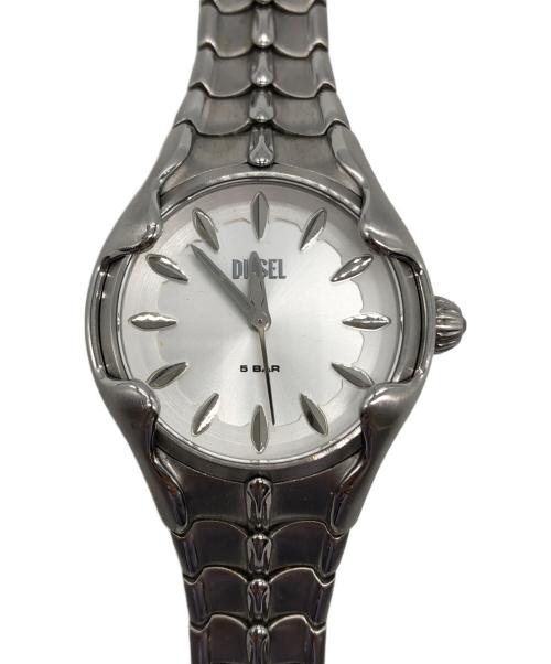 DIESEL（ディーゼル）DIESEL (ディーゼル) hand stainless steel watch シルバーの古着・服飾アイテム