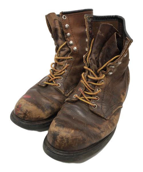 RED WING（レッドウィング）RED WING (レッドウィング) ロガーブーツ ブラウン サイズ:10 1/2の古着・服飾アイテム