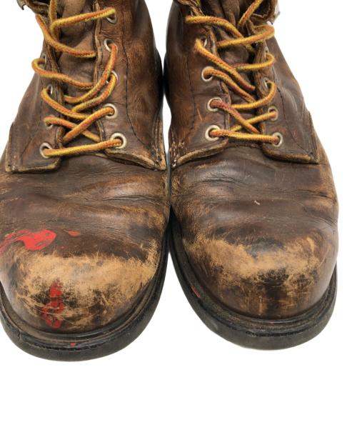 RED WING（レッドウィング）RED WING (レッドウィング) ロガーブーツ ブラウン サイズ:10 1/2の古着・服飾アイテム