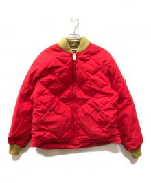 Eddie Bauer×AVIREX（エディーバウアー×アヴィレックス）の古着「スカイライナー キルティングダウンジャケット」｜レッド