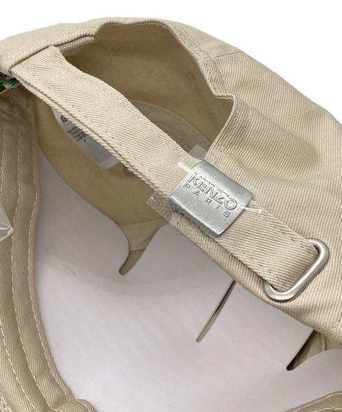 KENZO（ケンゾー）KENZO (ケンゾー) Futura 2000 (フューチュラ2000) エンブロイド コットン キャップ ベージュ サイズ:下記参照 未使用品の古着・服飾アイテム