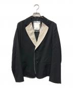 Y'sワイズ）の古着「GABARDINE 2BUTTONS JACKET」｜ブラック