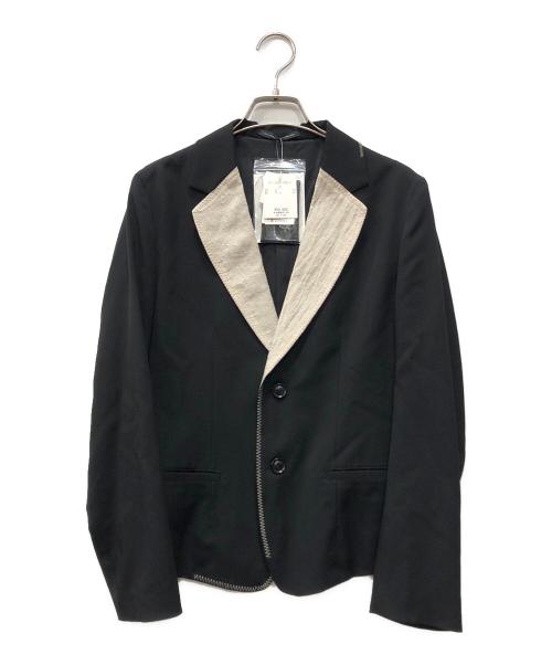 Y's（ワイズ）Y's (ワイズ) GABARDINE 2BUTTONS JACKET ブラック サイズ:01 未使用品の古着・服飾アイテム