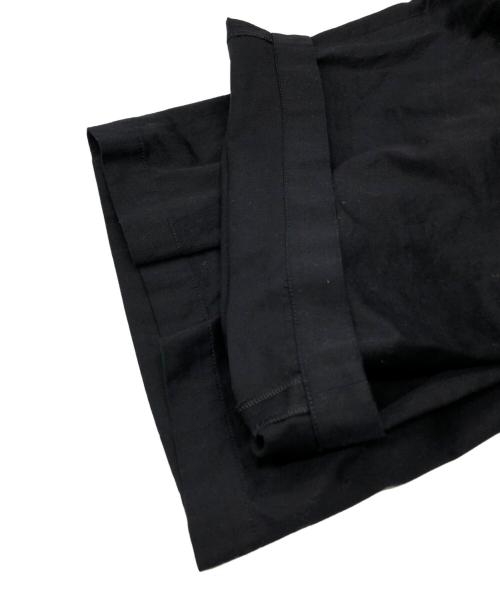 Y's（ワイズ）Y's (ワイズ) COTTON TWILL RANDOM TUCK PANTS ブラック サイズ:1の古着・服飾アイテム