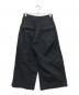 Y's (ワイズ) COTTON TWILL RANDOM TUCK PANTS ブラック サイズ:1：18000円