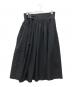 LIMI feu（リミフゥ）の古着「Standard W/Gabardine Long Gathered Skirt」｜ブラック