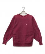 Championチャンピオン）の古着「目ありリバースウィーブスウェット」｜レッド