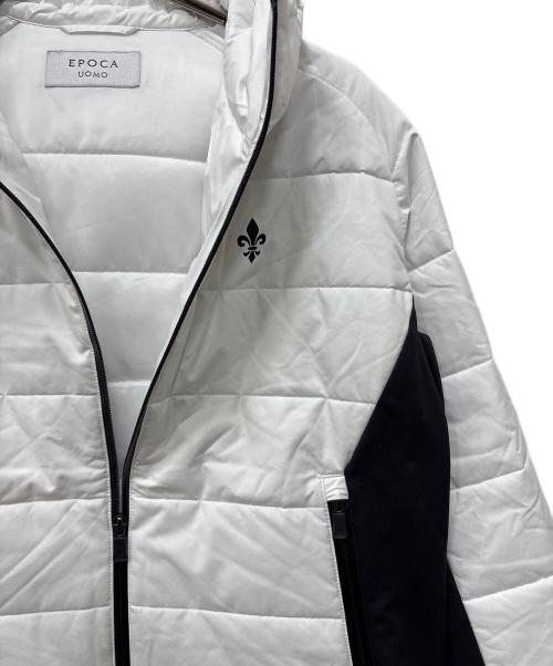 EPOCA UOMO（エポカ ウォモ）EPOCA UOMO (エポカ ウォモ) 中綿ジャケット ホワイト サイズ:52の古着・服飾アイテム