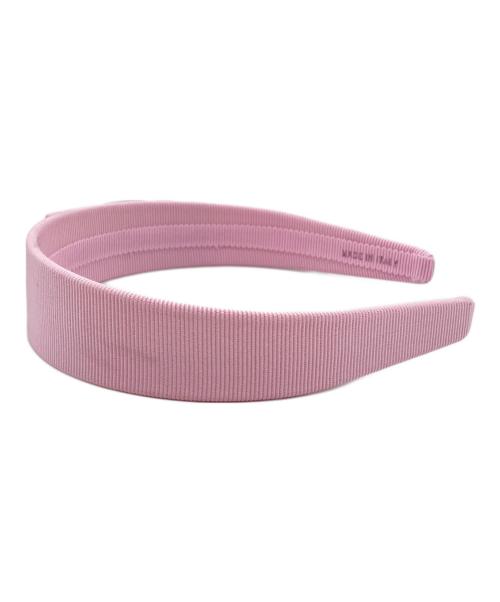 Salvatore Ferragamo（サルヴァトーレ フェラガモ）Salvatore Ferragamo (サルヴァトーレ フェラガモ) ヴァラ リボン カチューシャ ピンク サイズ:下記参照の古着・服飾アイテム