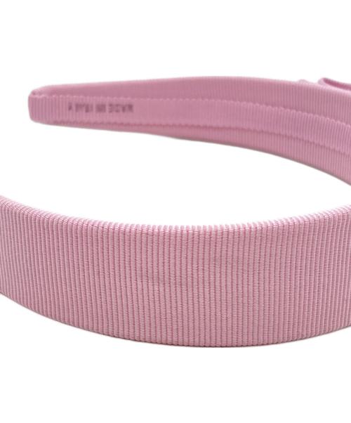 Salvatore Ferragamo（サルヴァトーレ フェラガモ）Salvatore Ferragamo (サルヴァトーレ フェラガモ) ヴァラ リボン カチューシャ ピンク サイズ:下記参照の古着・服飾アイテム