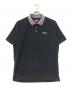 Supreme（シュプリーム）の古着「Striped Collar Terry Polo」｜ブラック