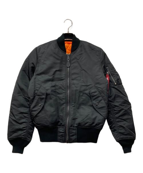 ALPHA（アルファ）ALPHA (アルファ) MA-1リバーシブルジャケット ブラック サイズ:Sの古着・服飾アイテム