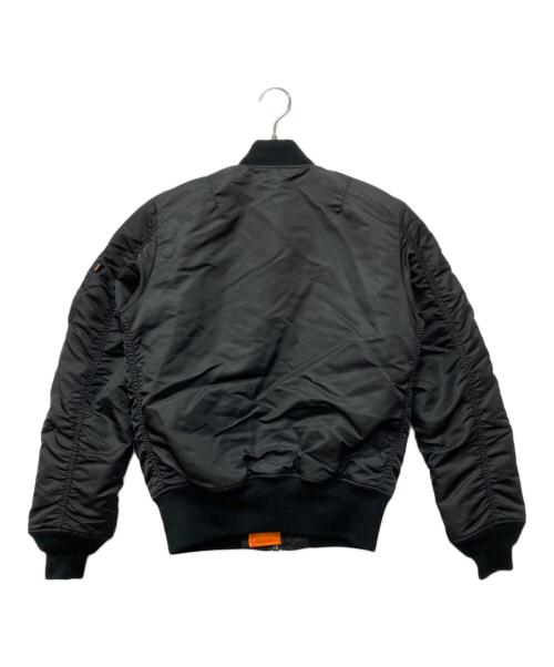 ALPHA（アルファ）ALPHA (アルファ) MA-1リバーシブルジャケット ブラック サイズ:Sの古着・服飾アイテム