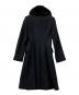 Vivienne Westwood RED LABEL (ヴィヴィアンウエストウッドレッドレーベル) ファー付きコート ブラック サイズ:2：30000円
