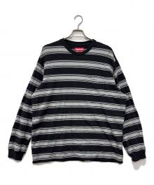SUPREME（シュプリーム）の古着「Stripe Pocket L/S Top Black」｜グレー