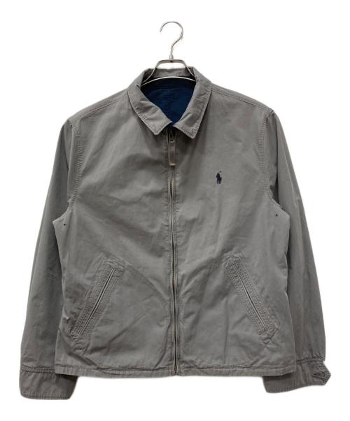 POLO RALPH LAUREN（ポロ・ラルフローレン）POLO RALPH LAUREN (ポロ・ラルフローレン) リバーシブルジップジャケット ネイビー サイズ:Lの古着・服飾アイテム