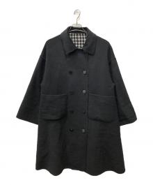 Tnewties（トゥエンティーズ）の古着「リバーシブルダブルコート」｜ブラック