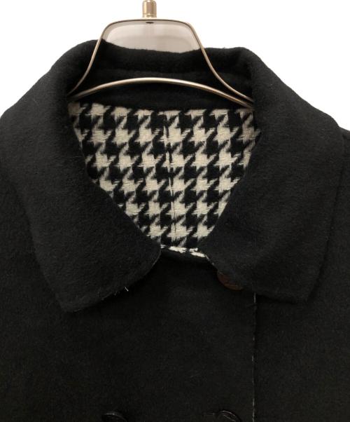 Tnewties（トゥエンティーズ）TNEWTIES (トゥエンティーズ) リバーシブルダブルコート ブラック サイズ:Ｓの古着・服飾アイテム