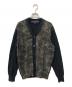 COMME des GARCONS HOMME（コムデギャルソン オム）の古着「カモ柄カーディガン」｜ブラック