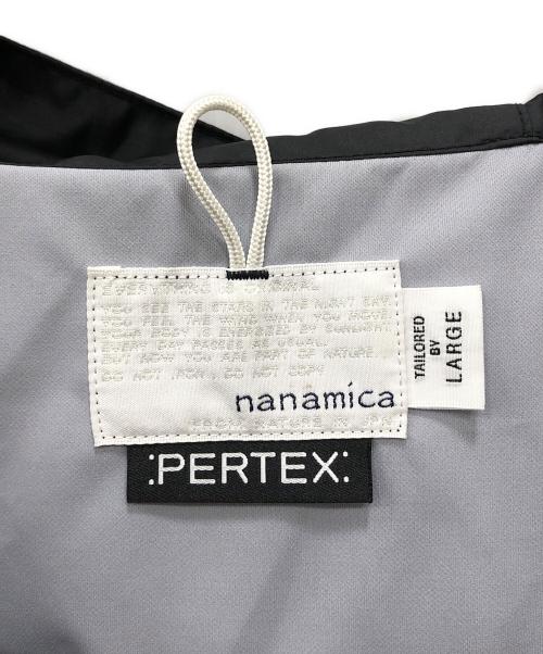 nanamica（ナナミカ）nanamica (ナナミカ) PERTEX SHIELD 2Way Travel Coat ブラック サイズ:Ｌの古着・服飾アイテム