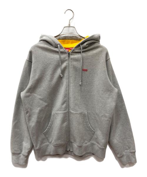 SUPREME（シュプリーム）Supreme (シュプリーム) small box zip up hoodie グレー サイズ:Lの古着・服飾アイテム