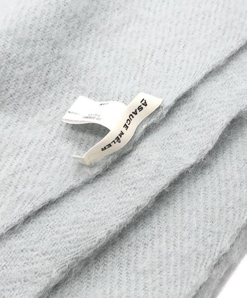 ASAUCE MELER（アソースメレ）ASAUCE MELER (アソースメレ) アルパカマフラー グレー サイズ:下記参照の古着・服飾アイテム