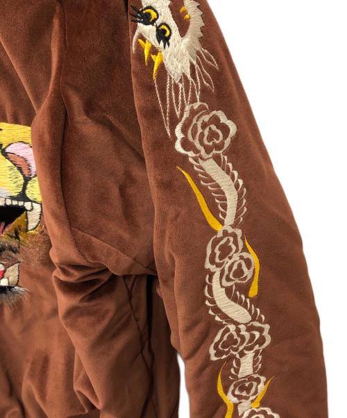 東洋エンタープライズ（トウヨウエンタープライズ）東洋エンタープライズ (トウヨウエンタープライズ) 別珍リバーシブルスカジャン ブラウン サイズ:Ｍの古着・服飾アイテム