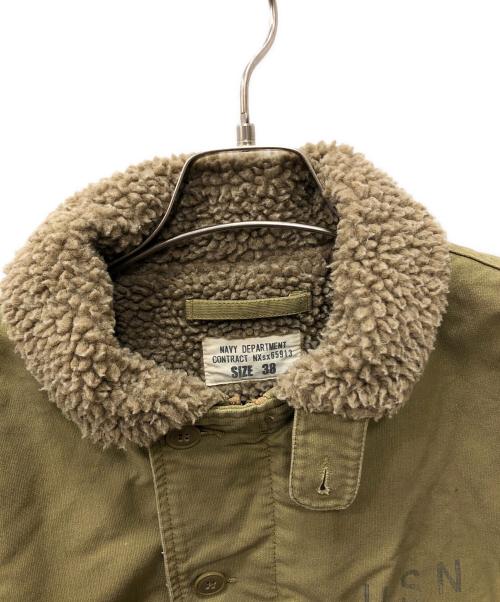 waiper（ワイパー）WAIPER (ワイパー) U.S.NAVY N-1 デッキ ジャケット カーキ サイズ:38の古着・服飾アイテム