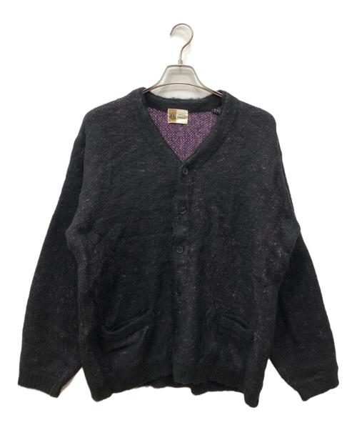 PENNEYS（ペニーズ）penneys (ペニーズ) アクリルカーディガン ブラック サイズ:Mの古着・服飾アイテム