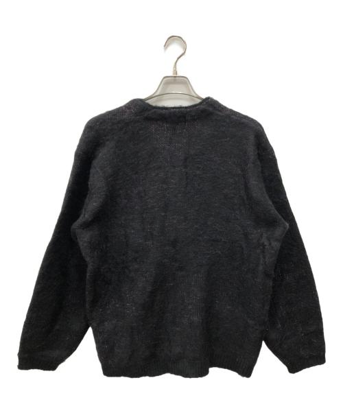 PENNEYS（ペニーズ）penneys (ペニーズ) アクリルカーディガン ブラック サイズ:Mの古着・服飾アイテム