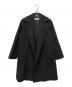 MaxMara（マックスマーラ）の古着「アンゴラ混トッパーコート」｜ブラック
