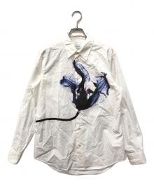 PAUL SMITH（ポールスミス）の古着「"Moonlight Flower" シャツ」｜ホワイト
