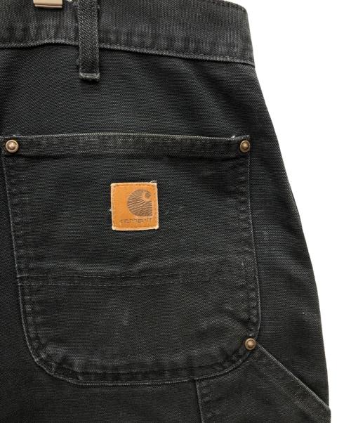 CarHartt（カーハート）CarHartt (カーハート) ダック地ダブルニーワークパンツ ブラック サイズ:Ｗ40の古着・服飾アイテム