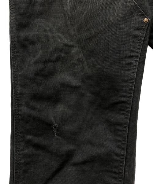 CarHartt（カーハート）CarHartt (カーハート) ダック地ダブルニーワークパンツ ブラック サイズ:Ｗ40の古着・服飾アイテム
