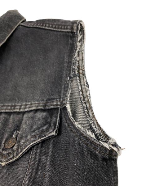 LEVI'S（リーバイス）LEVI'S (リーバイス) デニムベスト グレー サイズ:36の古着・服飾アイテム