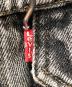 中古・古着 LEVI'S (リーバイス) 先染めブラックデニムジャケット ブラック サイズ:S：12000円