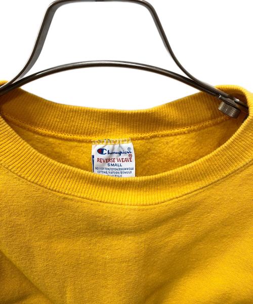 Champion（チャンピオン）Champion (チャンピオン) 目無しリバースウィーブスウェット イエロー サイズ:Sの古着・服飾アイテム